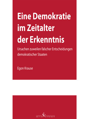 cover image of Eine Demokratie im Zeitalter der Erkenntnis